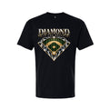 	Diamond In The Rough Pitch Black heavyweight tee front — HFM Apparel Uncut Vault
