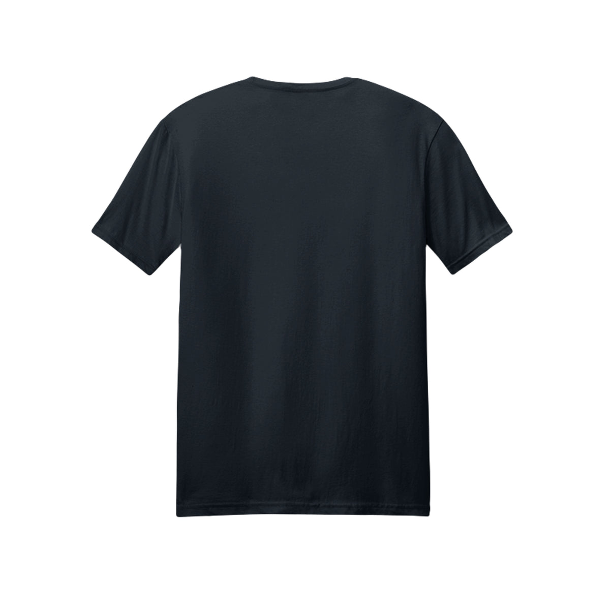 Back view of HFM Listen to the Wind men's black tee — Drop 004