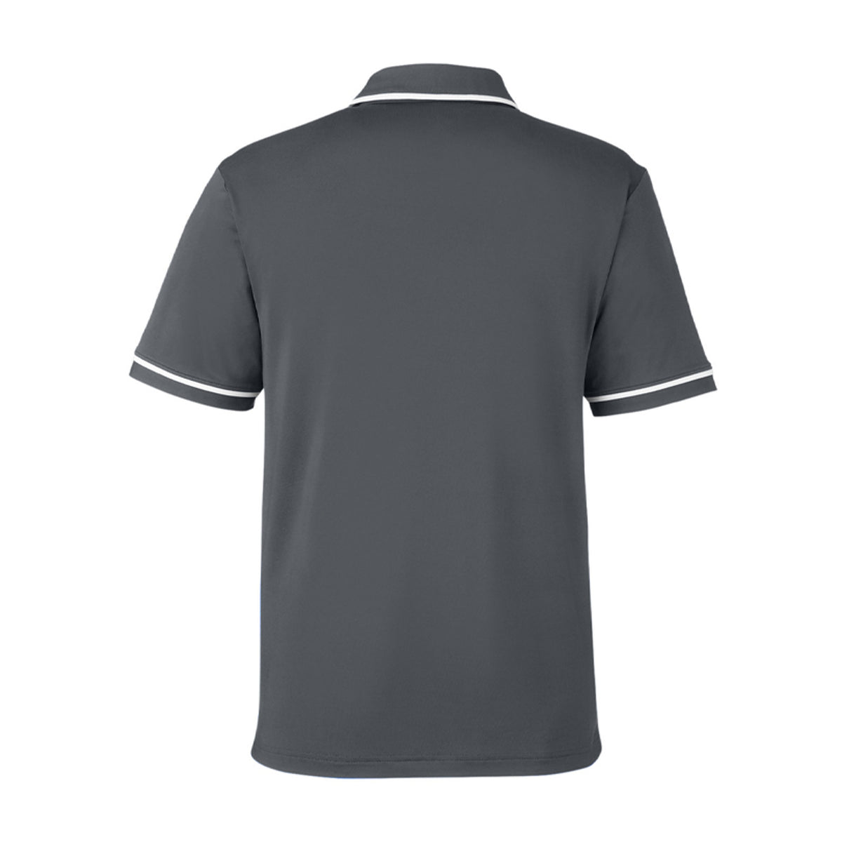 Hu$tle To Motivate men's Under Armour polo black back— Hustle For Mines