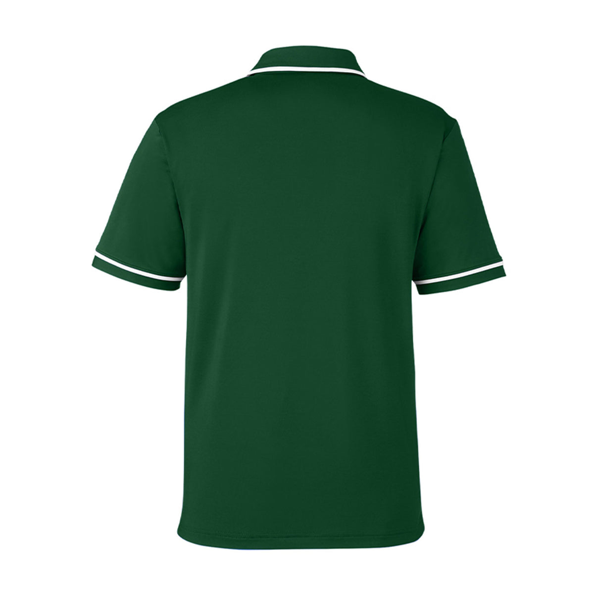 Hu$tle To Motivate men's Under Armour polo green back — Hustle For Mine